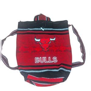 🛍️ Chicago Bulls Woven Vintage Vibes 90s Style Back Pack